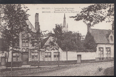 Belgium Postcard - Bruges - Interieur Du Beguinage, Inside of Nunnery RS2397