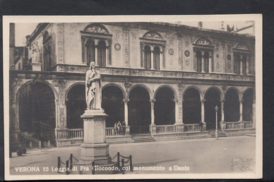 Italy Postcard - Verona - Loggia Di Fra  RS2329