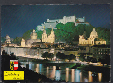 Austria Postcard - Salzburg, The Floodlighted City  RR3484