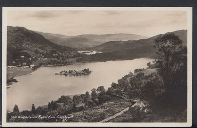 Cumbria Postcard - Grasmere and Rydal From Silverhow    RS9361
