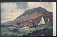 Load image into Gallery viewer, Wales Postcard - Boats at Penmaenmawr, Welsh Art RS5202
