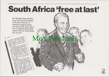 Load image into Gallery viewer, Political Postcard - Nelson Mandela Wins Election
