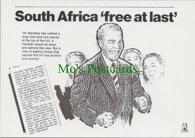 Political Postcard - Nelson Mandela Wins Election