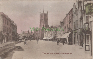 Gloucestershire Postcard - The Market Place, Cirencester  HP639