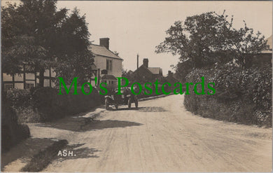 Kent Postcard? or Surrey Postcard? - Ash Village  Ref.SW10144