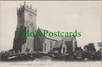 Isle of Wight Postcard - Godshill - The Church Ref.SW9760