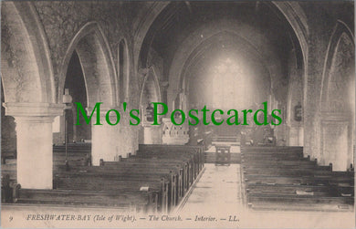 Isle of Wight Postcard - Freshwater Bay - The Church Interior  Ref.SW9766
