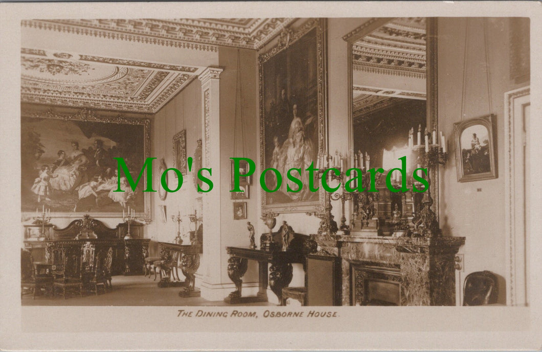 Isle of Wight Postcard - The Dining Room, Osborne House  Ref.SW9777