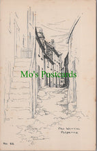 Load image into Gallery viewer, Cornwall Postcard - The Wettin, Polperro, Artist Dot Hickmott? Ref.SW9798
