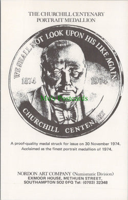 The Churchill Centenary Portrait Medallion