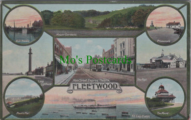 Lancashire Postcard - Views of Fleetwood  Ref.SW9809