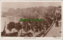 Load image into Gallery viewer, Yorkshire Postcard - Fishing Fleet, Whitby  Ref.SW9821
