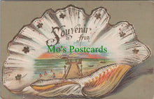 Load image into Gallery viewer, Embossed Greetings Postcard - Seashell, Souvenir From.. Ref.SW9920
