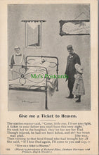Load image into Gallery viewer, Literature Postcard, Give Me a Ticket To Heaven
