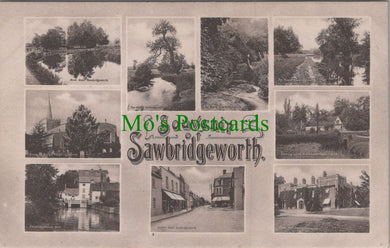 Hertfordshire Postcard - Souvenir of Sawbridgeworth Ref.HP358