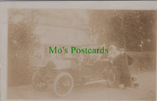 Load image into Gallery viewer, Cornwall Postcard - Chauffeur and Passengers, Falmouth Area Ref.HP365
