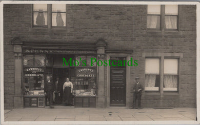 Lancashire Postcard? - Birkenhead?, S.Penny Confectioner & Tobacconist Shop Front Ref.HP396