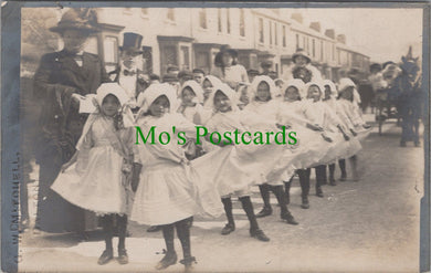 Cumbria Postcard? - Parade of Children at Dalton Ref.HP402