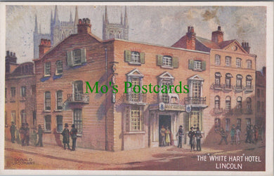Lincolnshire Postcard - The White Hart Hotel, Lincoln  Ref.HP410