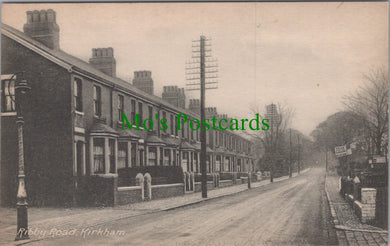 Lancashire Postcard - Ribby Road, Kirkham, Preston Ref.HP414