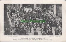 Load image into Gallery viewer, Royalty Postcard - Funeral of King Edward VII, St George&#39;s Chapel Ref.HP437
