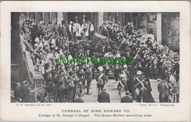 Royalty Postcard - Funeral of King Edward VII, St George's Chapel Ref.HP437