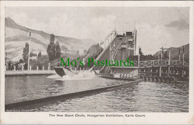 Exhibition Postcard - New Giant Chute, Hungarian Exhibition, Earls Court Ref.HP460