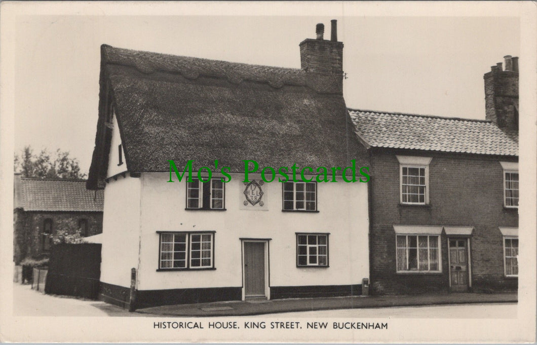 Norfolk Postcard - Historical House, King Street, New Buckenham  Ref.HP461