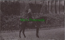 Load image into Gallery viewer, Royalty Postcard - H.R.H.Prince Edward of Wales on a Horse Ref.HP466
