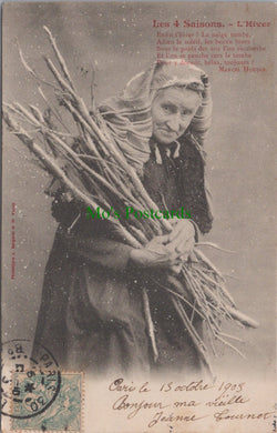 France Postcard - Les 4 Saisons - L'Hiver Ref.SW10091