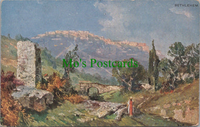 Palestine Postcard - Artist View of Bethlehem  Ref.SW10124