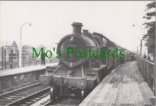 Load image into Gallery viewer, Railway Postcard - Engine No 6375 With a Train at South Molton, 1960 - Ref.SW10209

