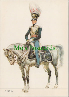 Military Postcard - 4th Light Dragoons Officer, Konigreich England 1822 - Ref.SW10232