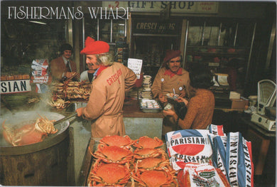 Food Postcard - Cresci Bros, Crab Stand, Fisherman's Wharf, San Francisco Ref.SW10008