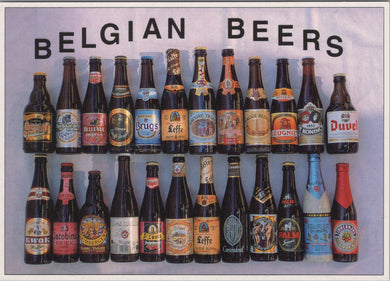 Alcohol Postcard - Belgian Beers, Greetings From Belgium Ref.SW10009