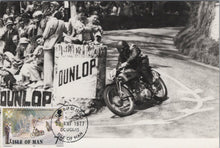 Load image into Gallery viewer, Sports Postcard - Isle of Man Motorbike Racing at Governors Bridge Ref.SW10016
