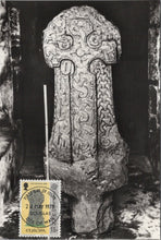 Load image into Gallery viewer, Isle of Man Postcard - Olaf Liotulfson Cross, Manx Museum Ref.SW10023
