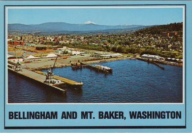 America Postcard - Bellingham and Mt Baker, Washington Ref.SW10029