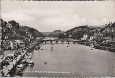 Cornwall Postcard - Looe Harbour and Bridge Ref.SW10067