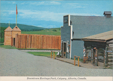Canada Postcard - Downtown Heritage Park, Calgary, Alberta  Ref.SW10079