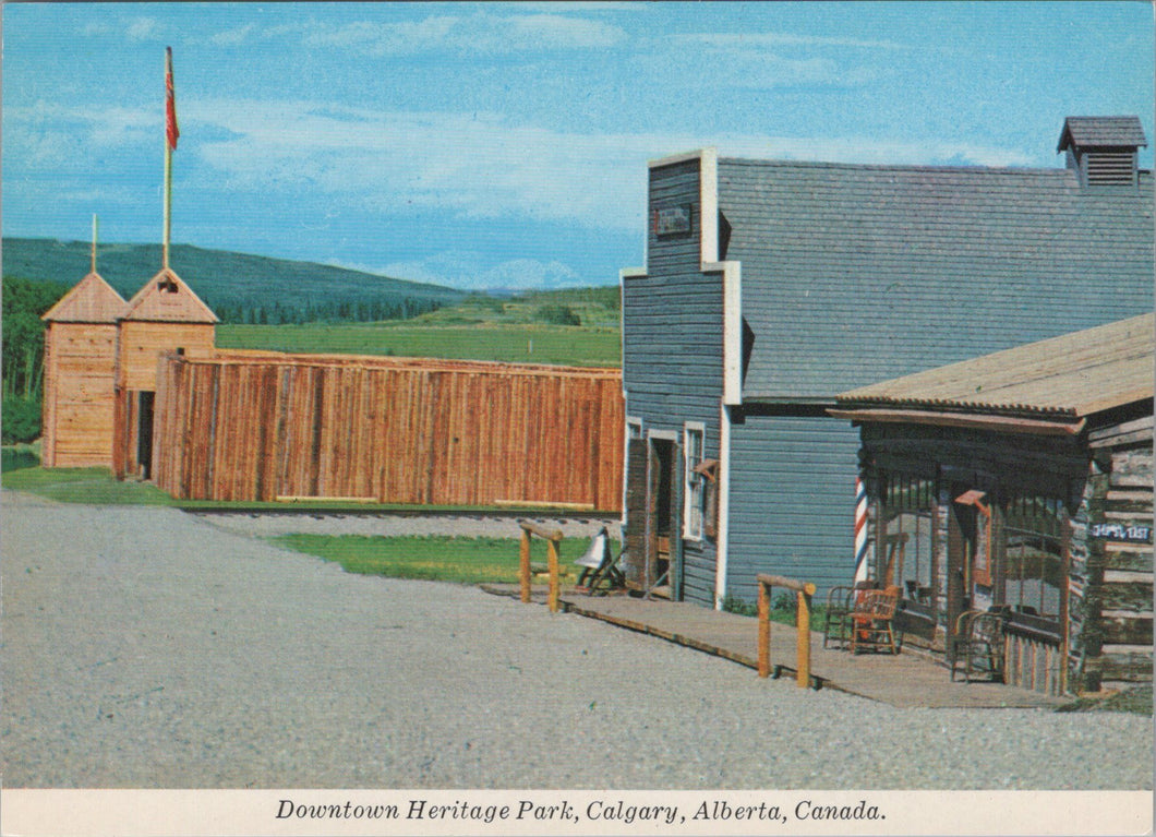 Canada Postcard - Downtown Heritage Park, Calgary, Alberta  Ref.SW10079