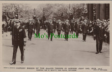 Load image into Gallery viewer, Military Postcard-Royal Navy, Victory March of The Allied Troops in London DC271
