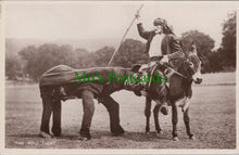 Load image into Gallery viewer, Military Postcard-Tidworth Tattoo 1929,The Bull Fight, Soldiers in Costumes DC84
