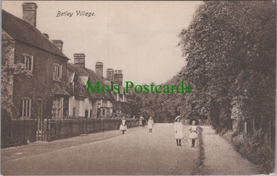 Staffordshire Postcard - Betley Village, Children in The Street RS31076