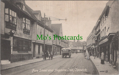 Suffolk Postcard - Ipswich, Fore Street and Neptune Inn HP535