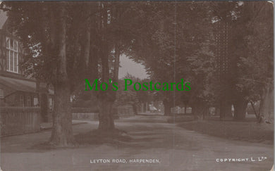 Hertfordshire Postcard - Harpenden, Leyton Road  HP557