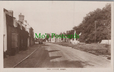 Essex Postcard - Stock Village High Street HP584