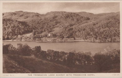 Scotland Postcard - The Trossachs, Loch Achray With Trossachs Hotel SW10750