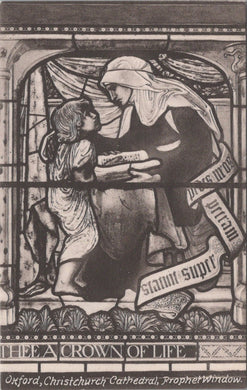 Oxfordshire Postcard - Oxford, Christchurch Cathedral, Prophet Window  SW10785