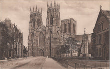 Load image into Gallery viewer, Yorkshire Postcard - York Minster, The West Front SW10806
